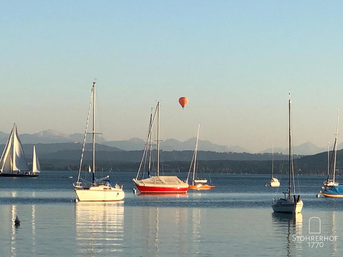 5 Sterne Penthouse-Loft Gut Stohrerhof Bis 4 Personen Daire Dießen am Ammersee Dış mekan fotoğraf
