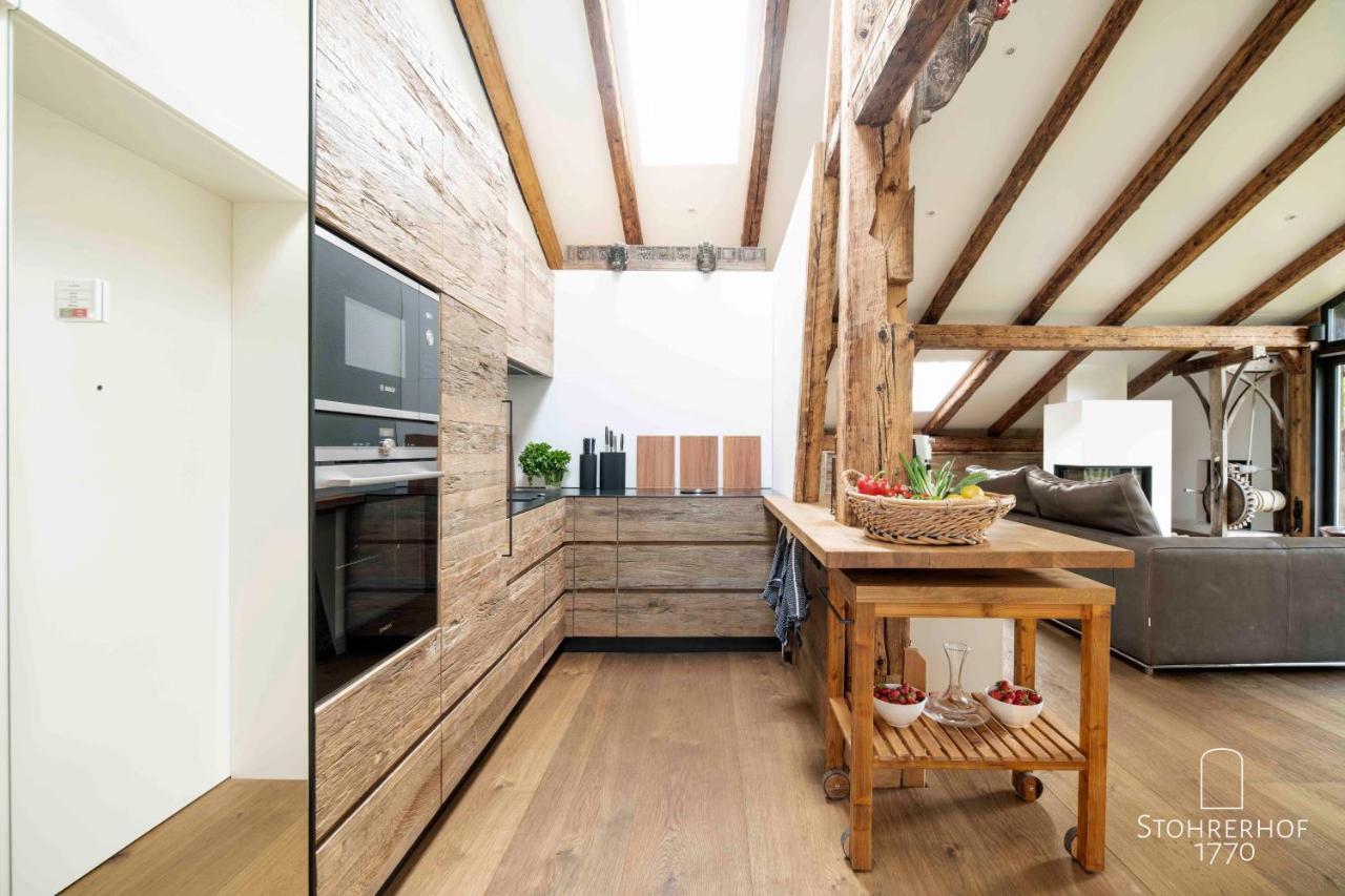 5 Sterne Penthouse-Loft Gut Stohrerhof Bis 4 Personen Daire Dießen am Ammersee Dış mekan fotoğraf
