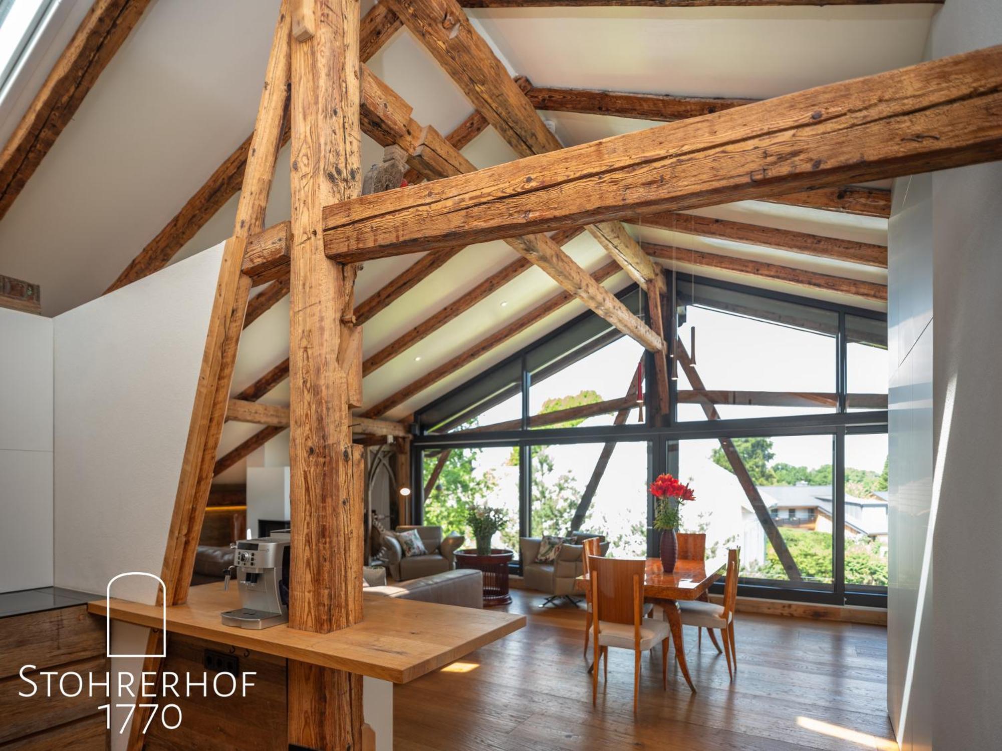 5 Sterne Penthouse-Loft Gut Stohrerhof Bis 4 Personen Dießen am Ammersee Dış mekan fotoğraf